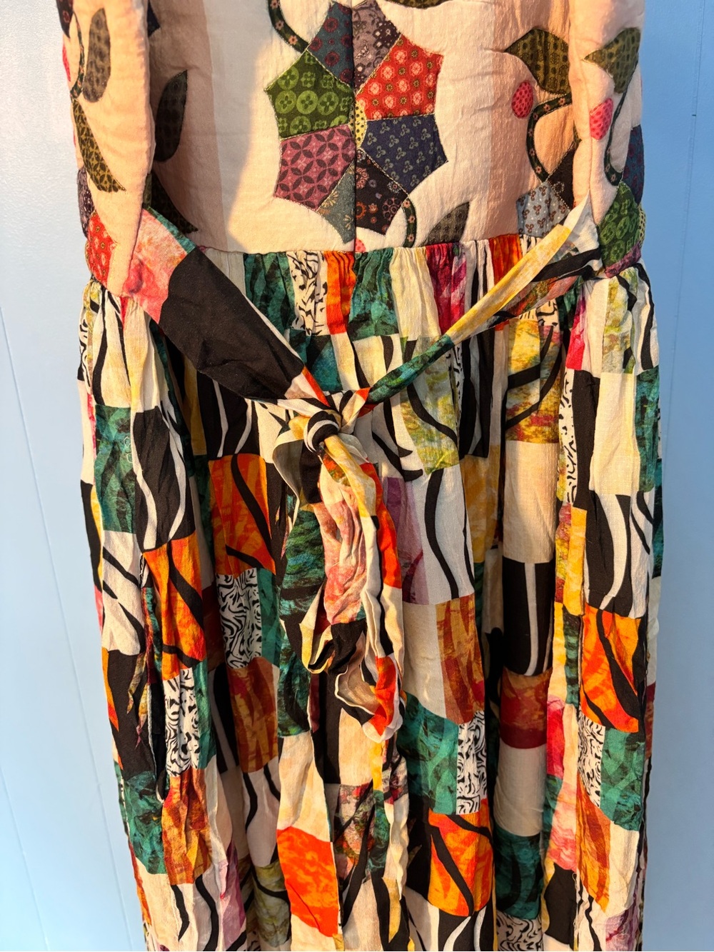 Anthropologie Multicolor Patchwork Maxi Dress - Picture 6 of 6
